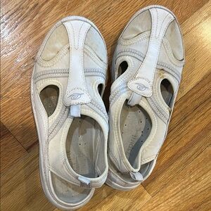 Beige Slip-On Sandals
